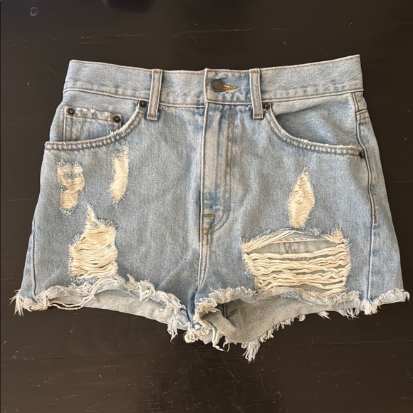 Carmar Pants - Carmar like new distressed light wash denim shorts